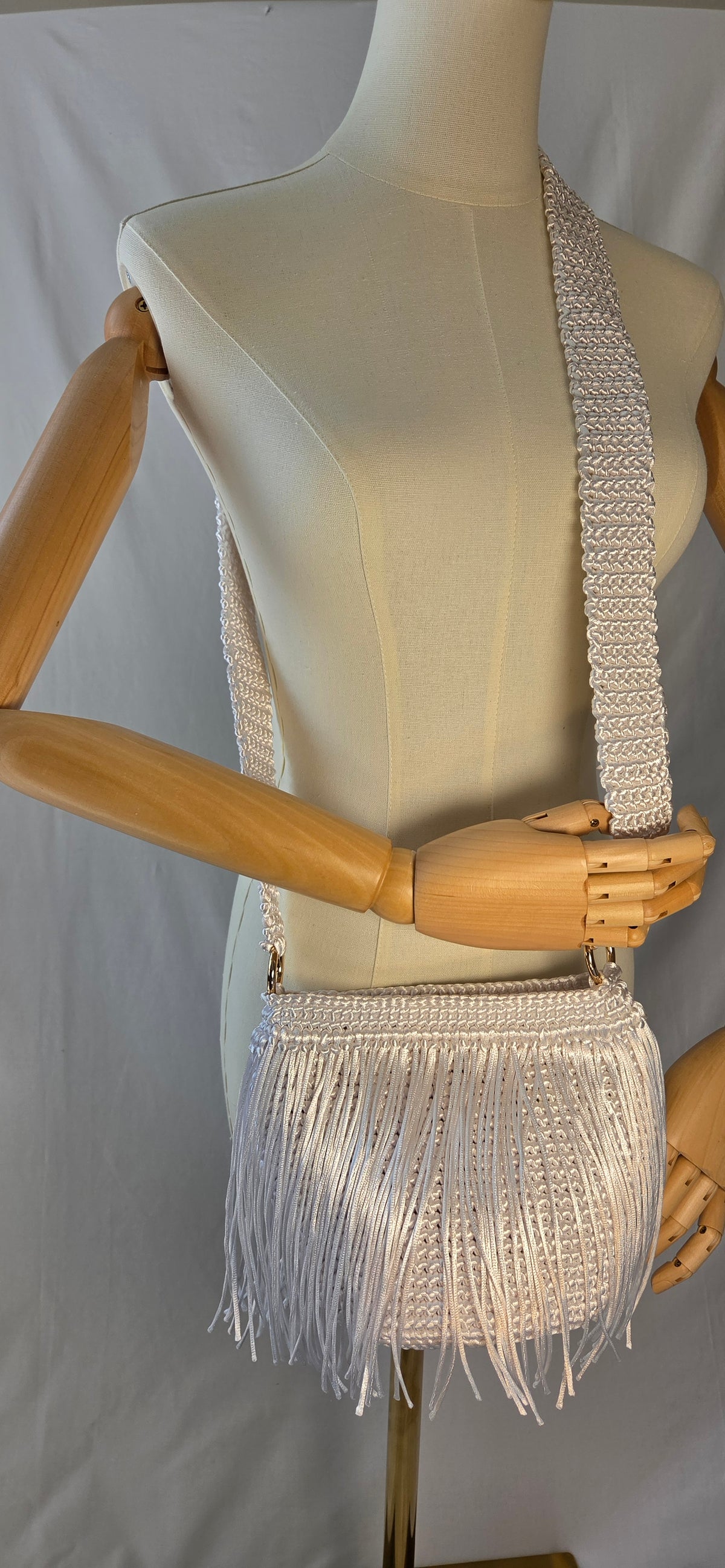 Bag - Small Glossy Macramé Cord I