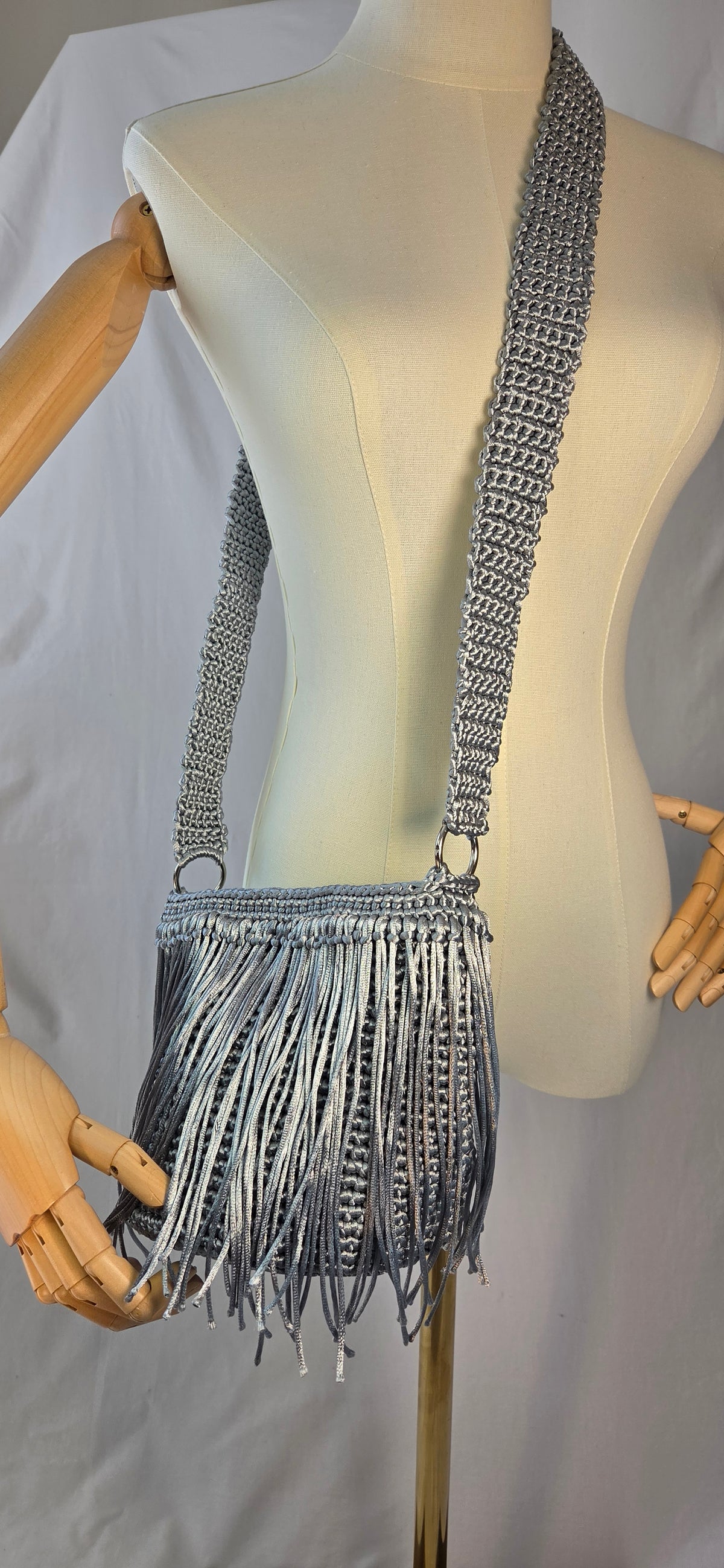 Bag - Small Glossy Macramé Cord II