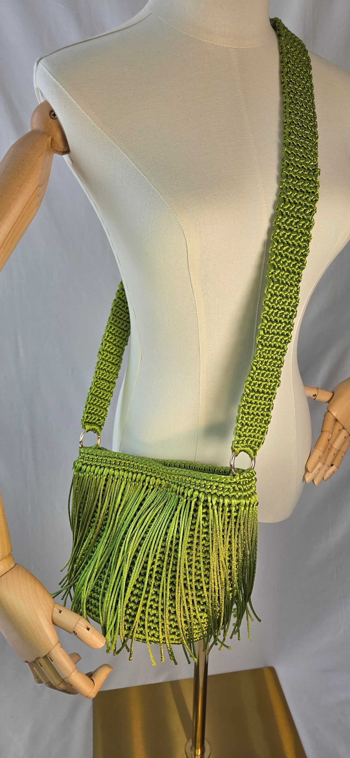 Bag - Small Glossy Macramé Cord IV