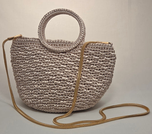 Bag - Small Glossy Macramé Cord