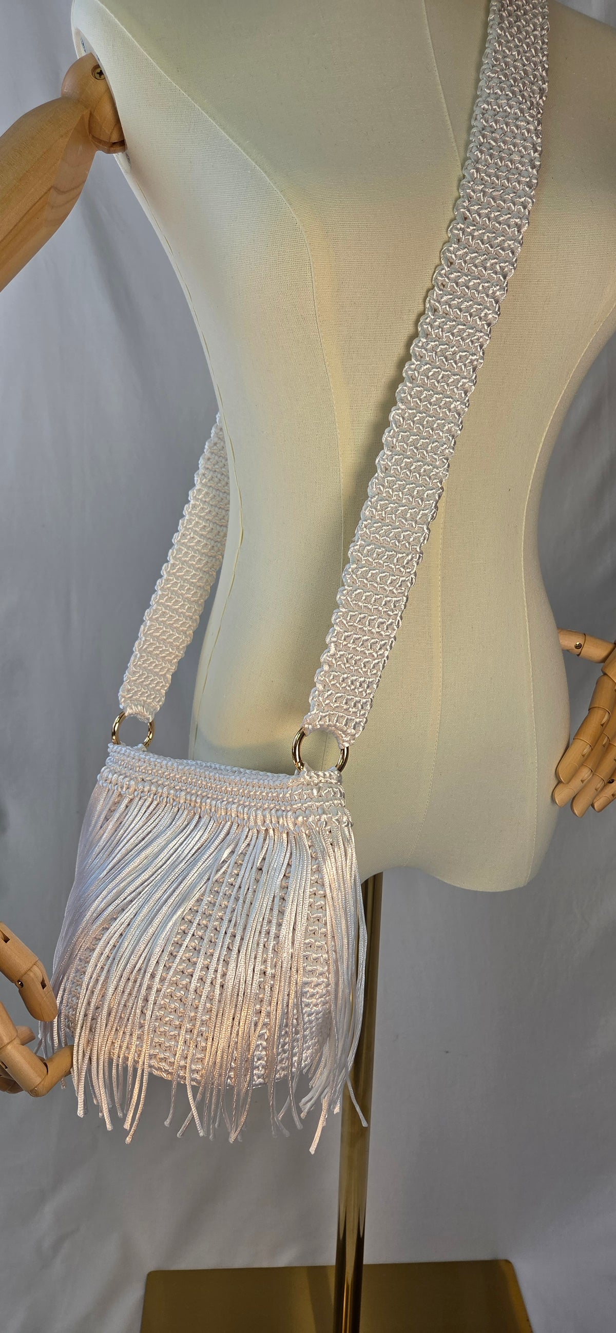 Bag - Small Glossy Macramé Cord I