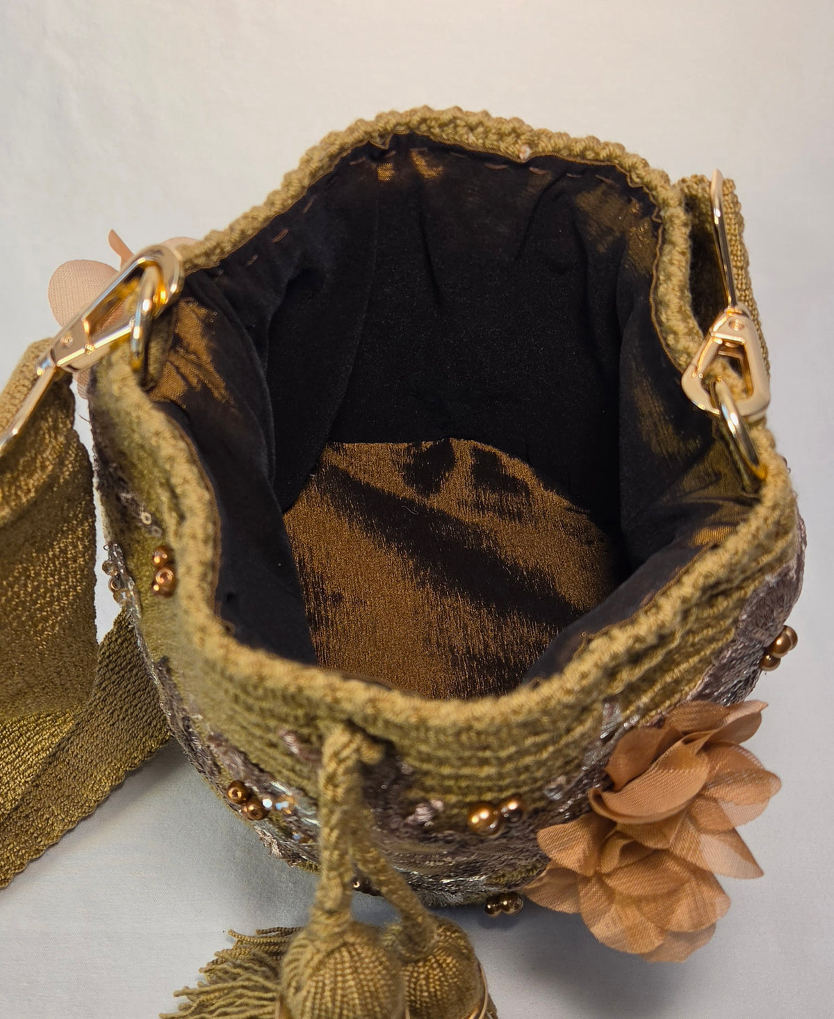 Bag - Small with Hand-Embroidered Appliqués