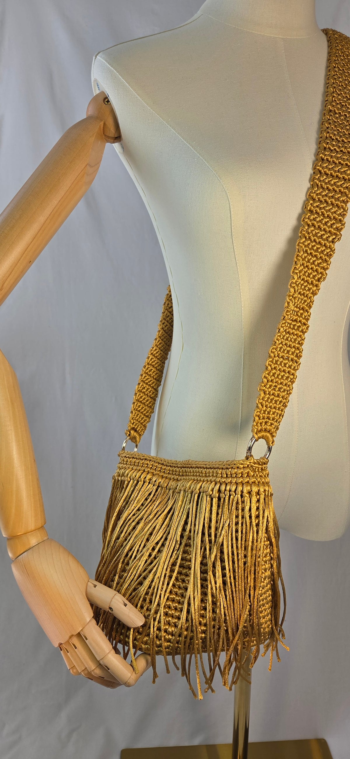 Bag - Small Glossy Macramé Cord