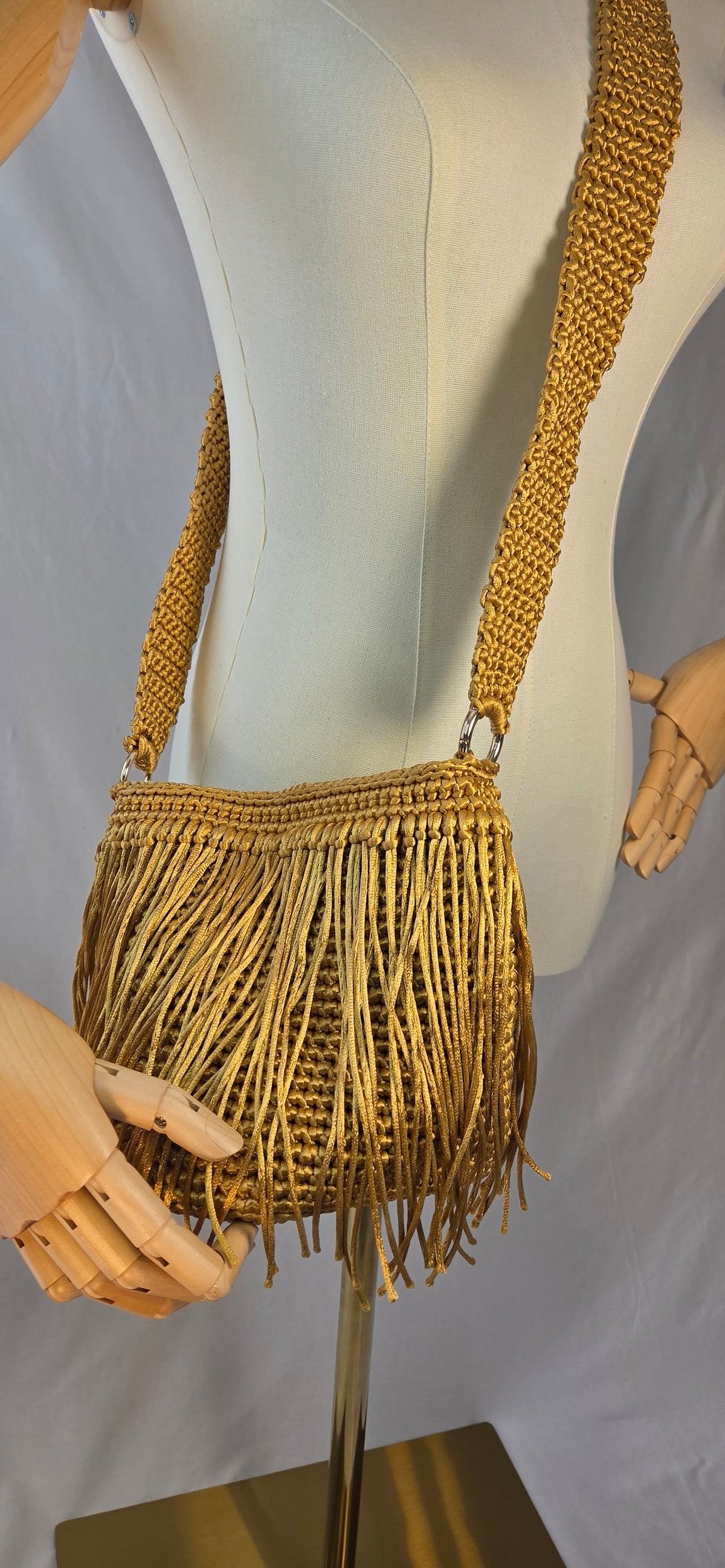 Bag - Small Glossy Macramé Cord