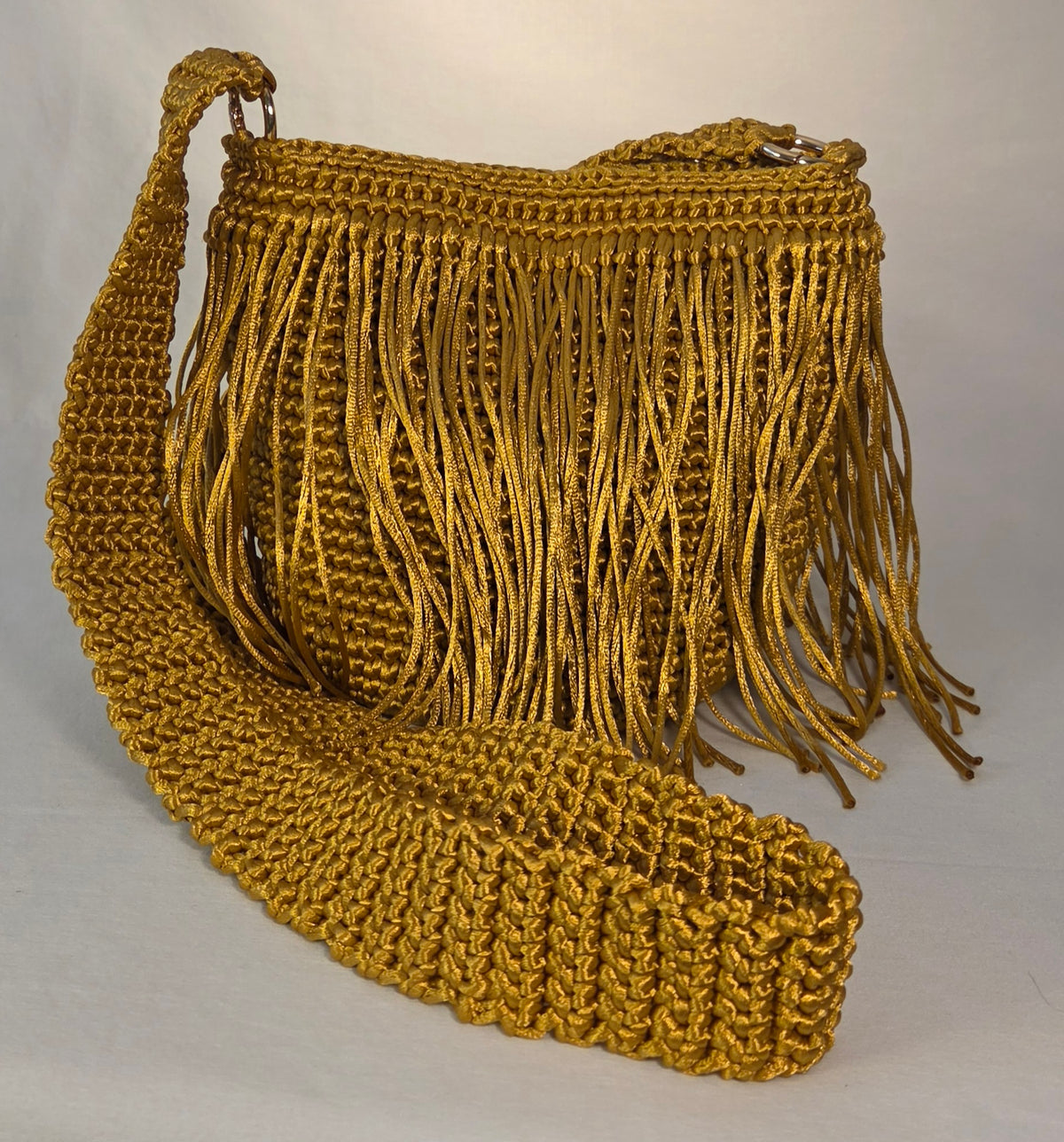 Bag - Small Glossy Macramé Cord