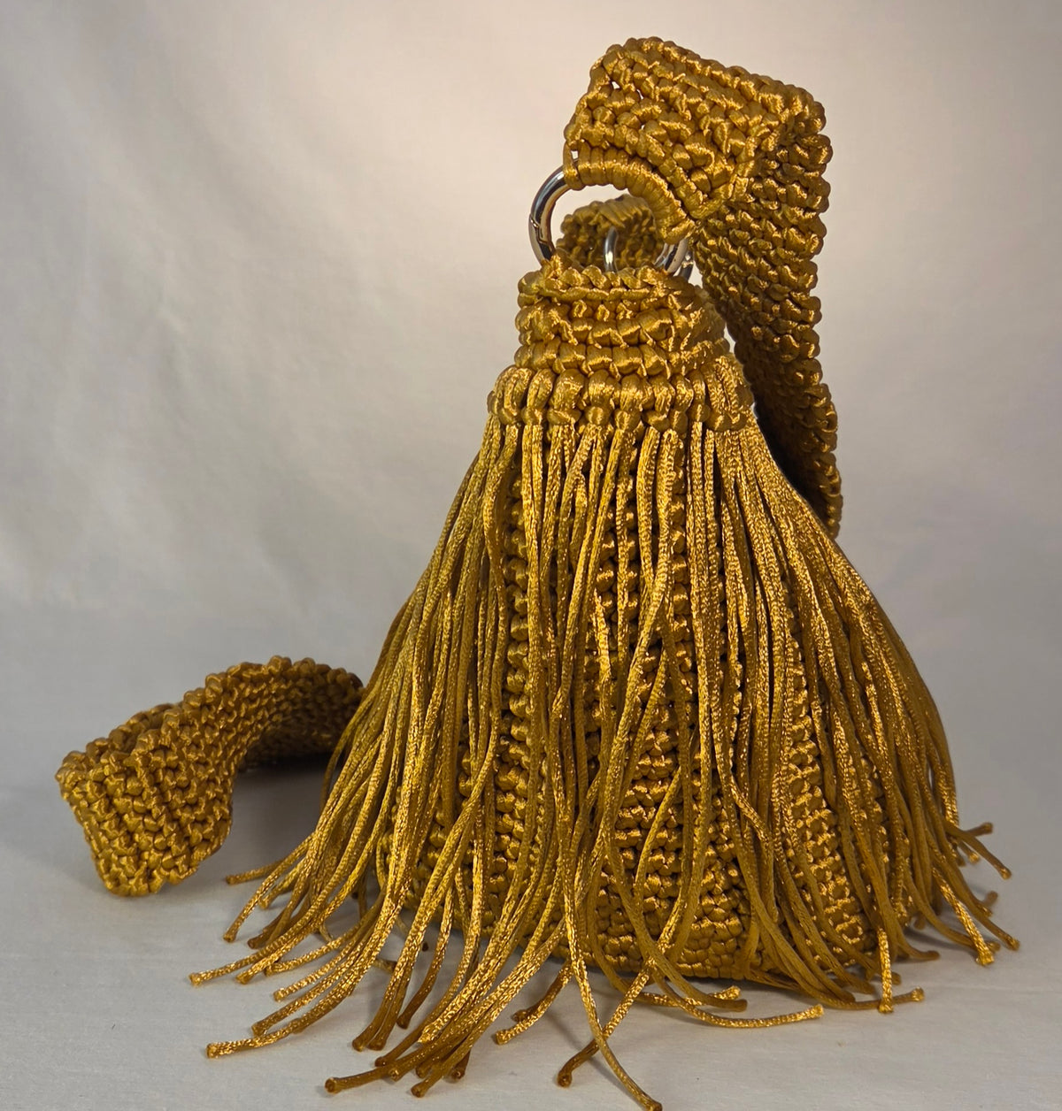 Bag - Small Glossy Macramé Cord