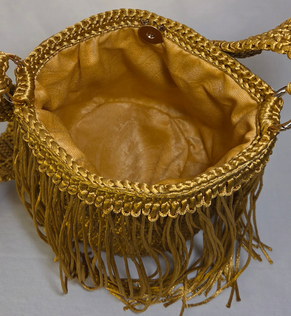 Bag - Small Glossy Macramé Cord