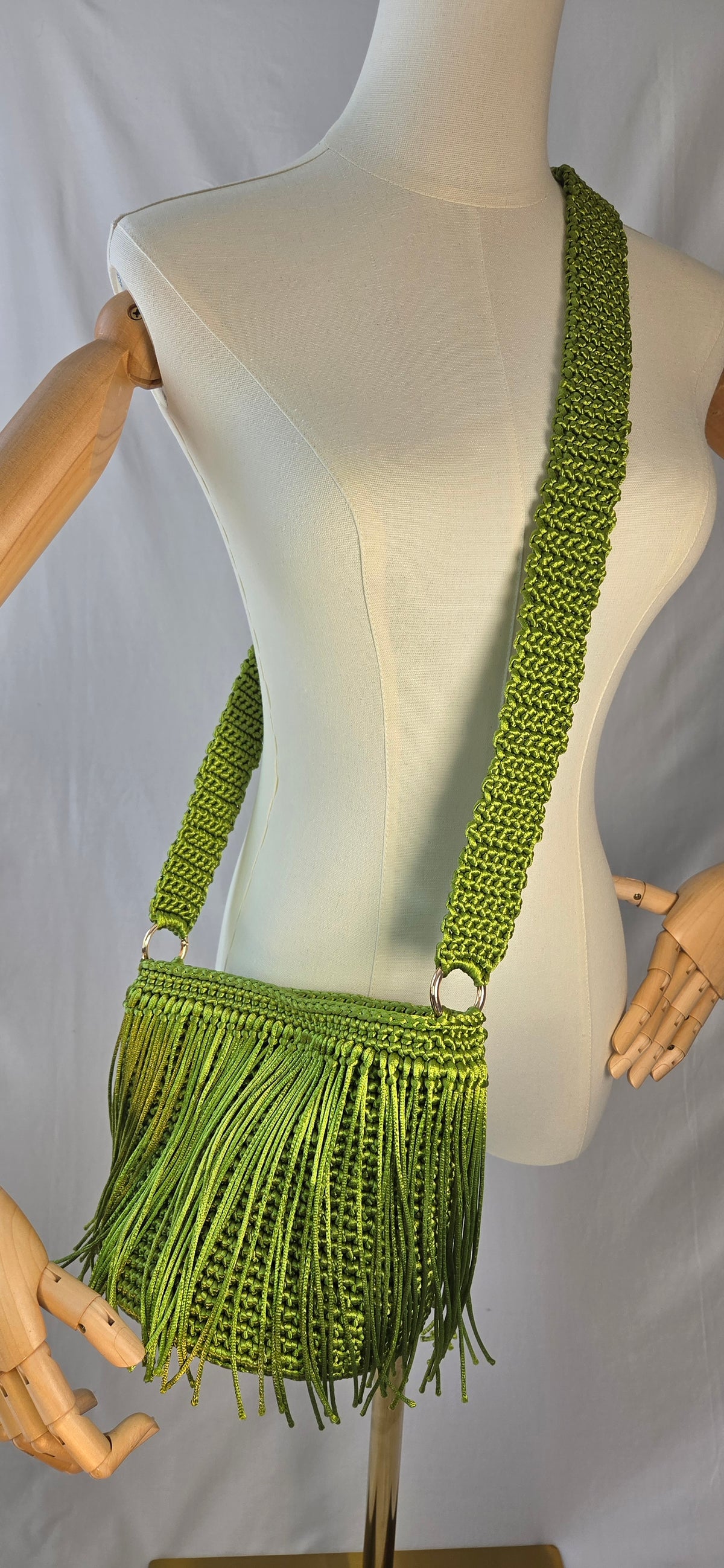 Bag - Small Glossy Macramé Cord IV