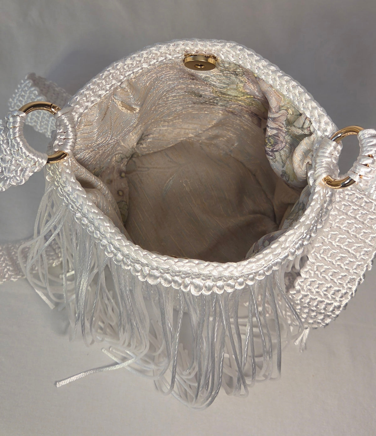 Bag - Small Glossy Macramé Cord I