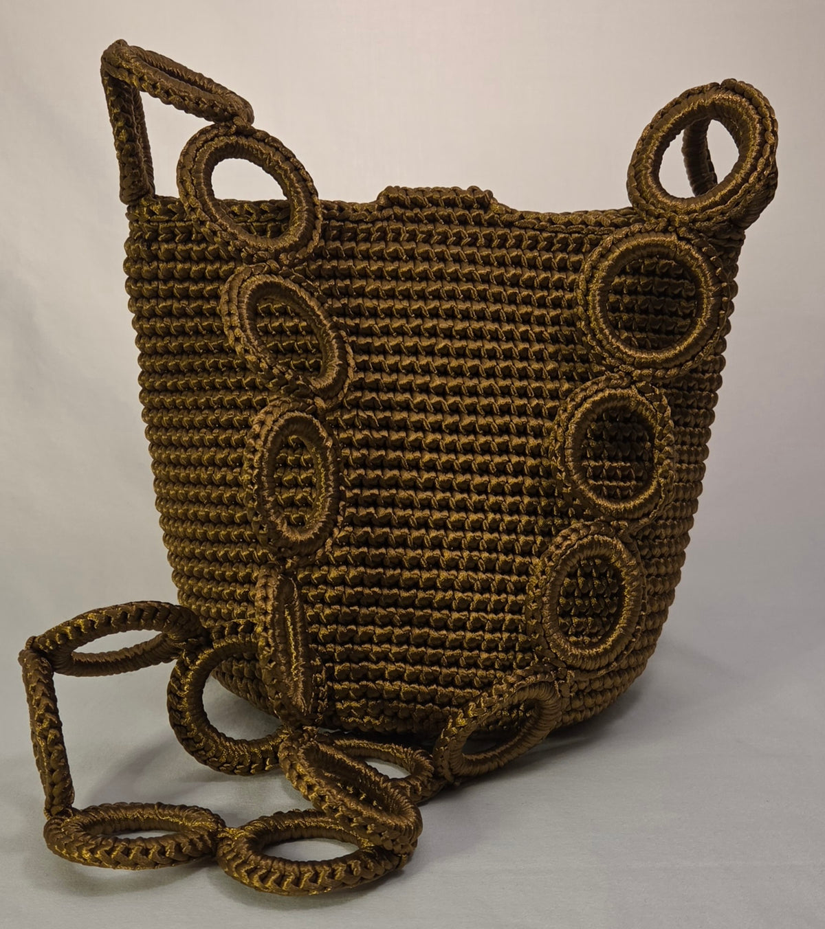 Bag - Small Glossy Macramé Cord V