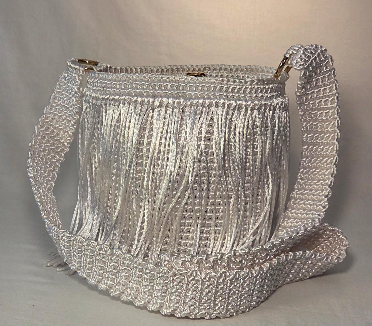 Bag - Small Glossy Macramé Cord I