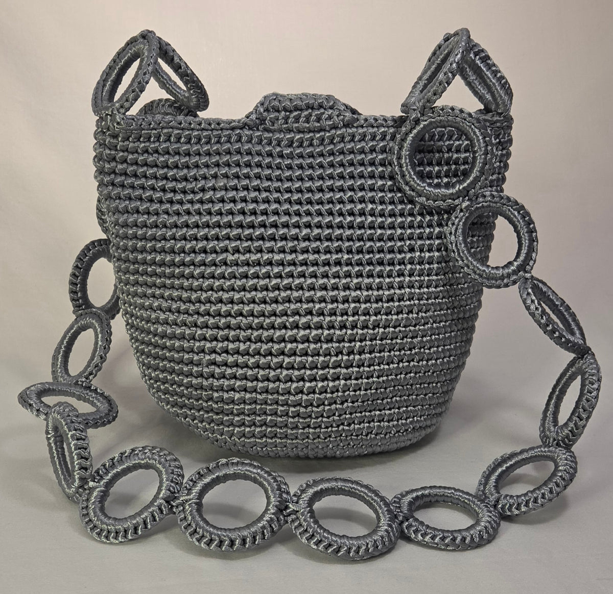 Bag - Small Glossy Macramé Cord VI