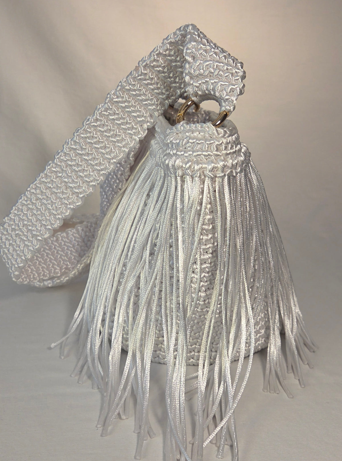 Bag - Small Glossy Macramé Cord I