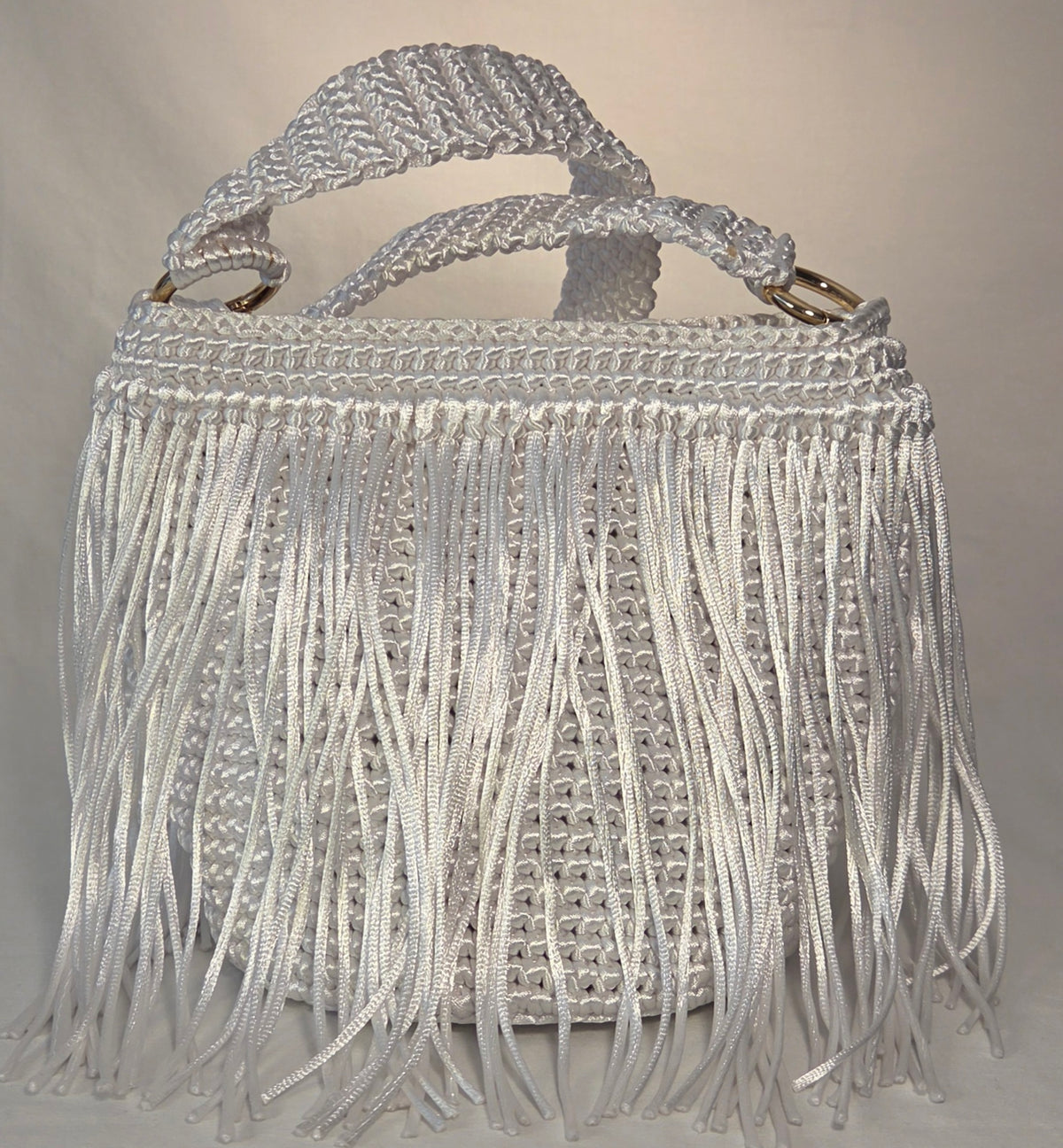 Bag - Small Glossy Macramé Cord I