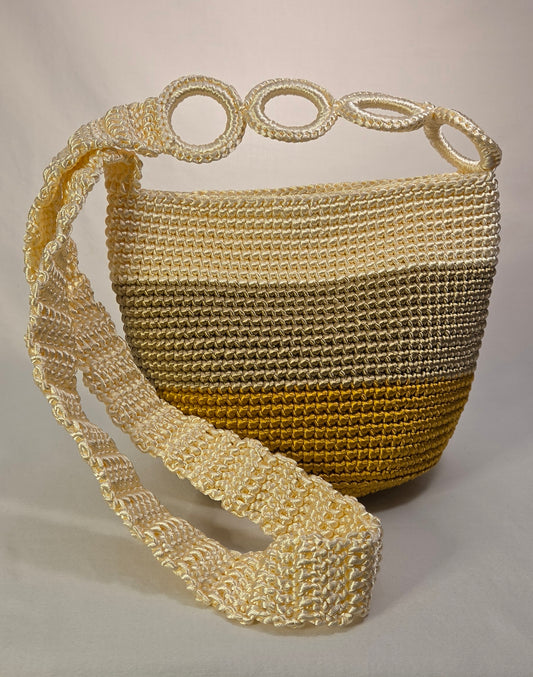 Bag - Small Glossy Macramé Cord IX